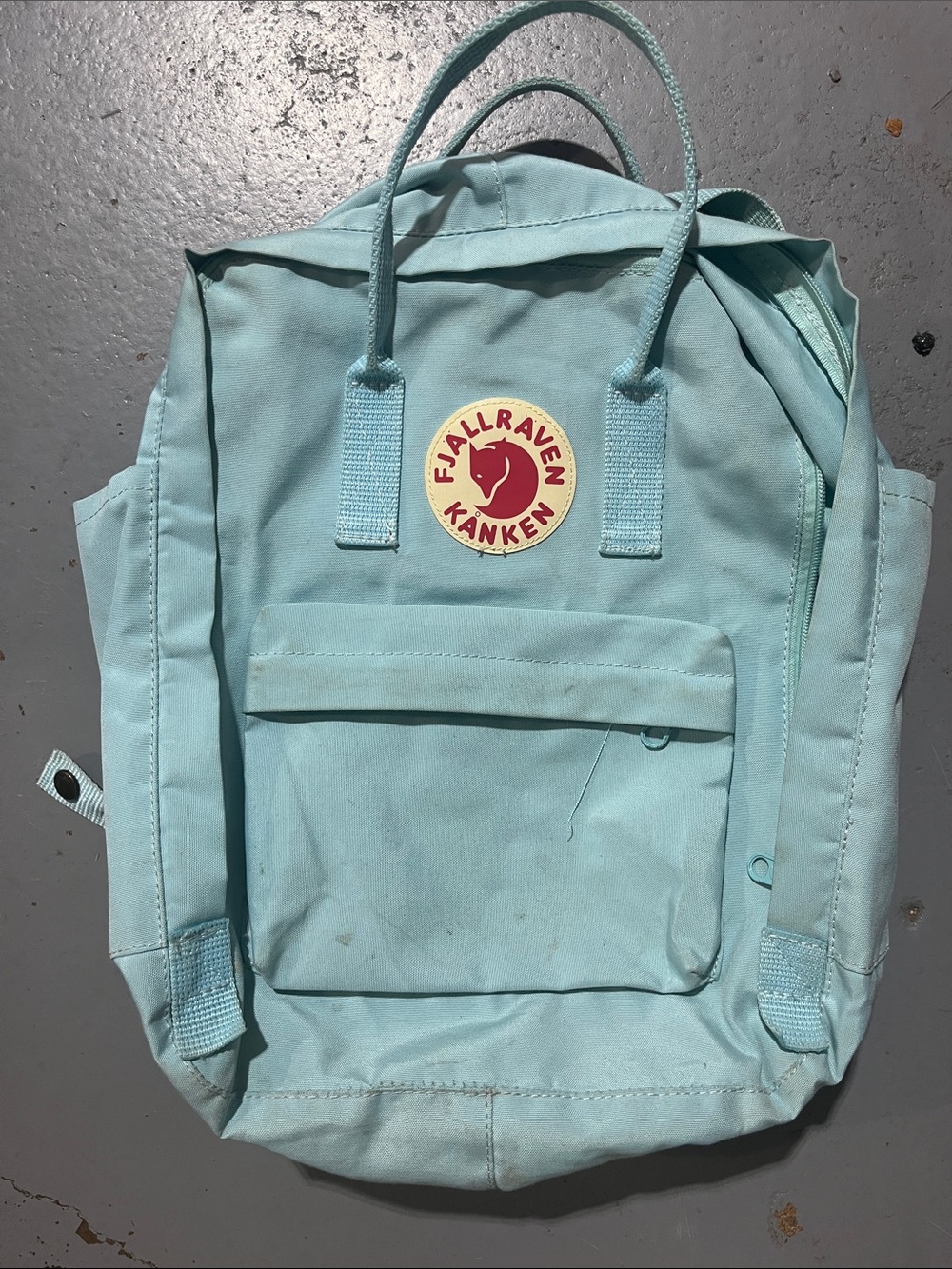 Kankaken Fjallraven Classic Backpack - Light Aqua